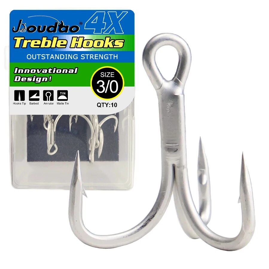 Fishing Hook Barbless - Ganchos agudos de pesca de aço