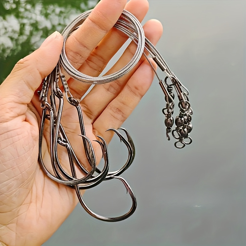 Fishing Hook Circle - 25 peças de Anzóis Circulares Reforçados