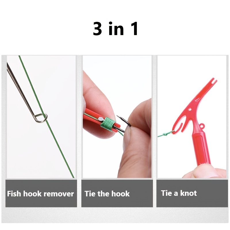 1pc 3 em 1 extrator de pesca u - Fishing Hook Remover avaliação e preço