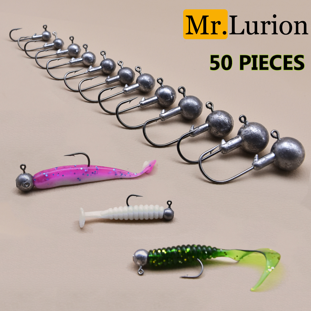 MrLurion 50 peças de anzóis ji - Fishing Hook Weedless avaliação e preço