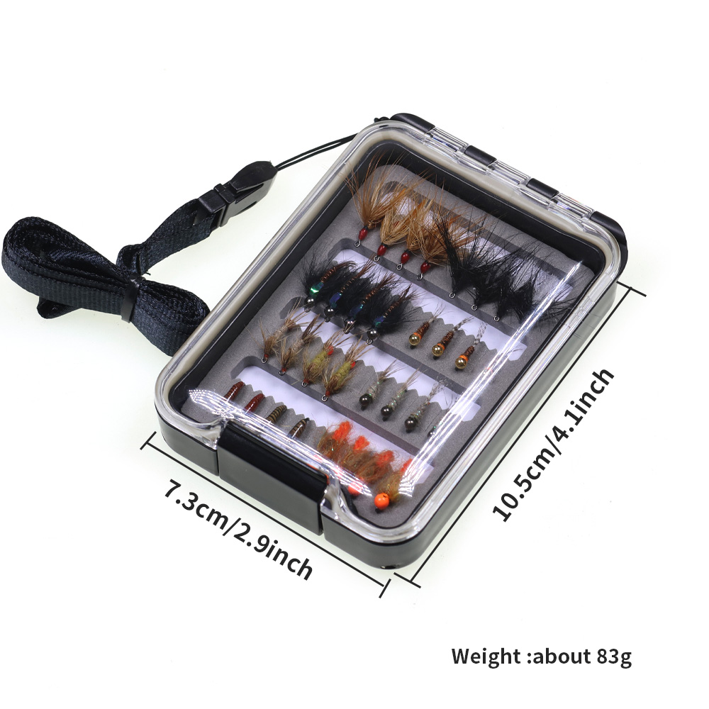 Kit de 32 Iscas de Ninfa para  - Fishing Hook Barbless avaliação e preço