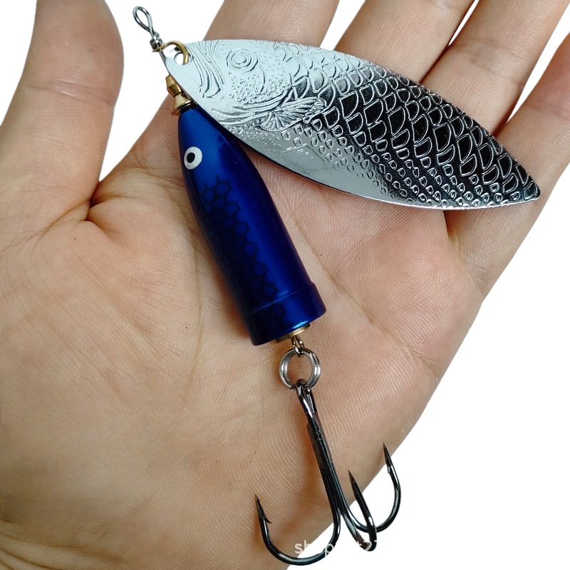 2 pçs 9-37g metal tira rotativ - Fishing Hook Treble avaliação e preço