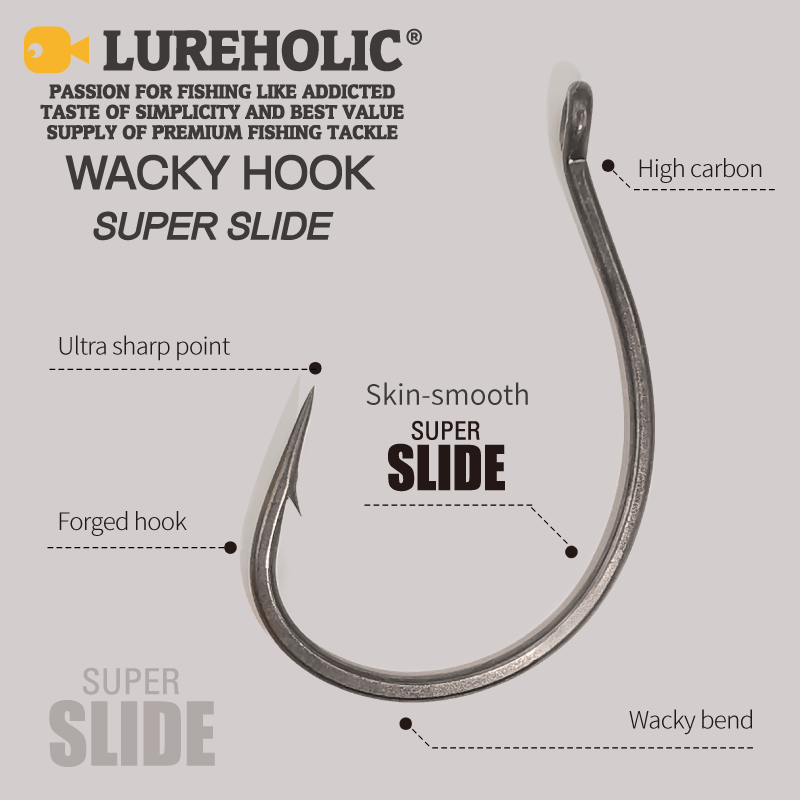 Lomeholic ptfe super slide gan - Fishing Hook Assortment avaliação e preço