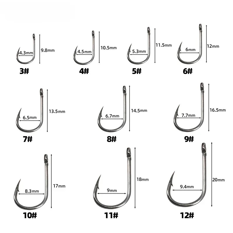 50-1600 unidades/caixa anzóis  - Fishing Hook Assortment avaliação e preço
