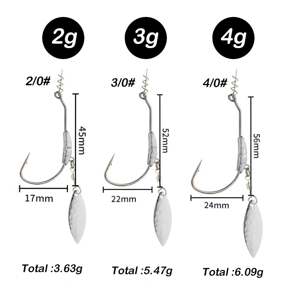 Gancho de peixe 2g 3g 4g ganch - Fishing Hook Assortment avaliação e preço